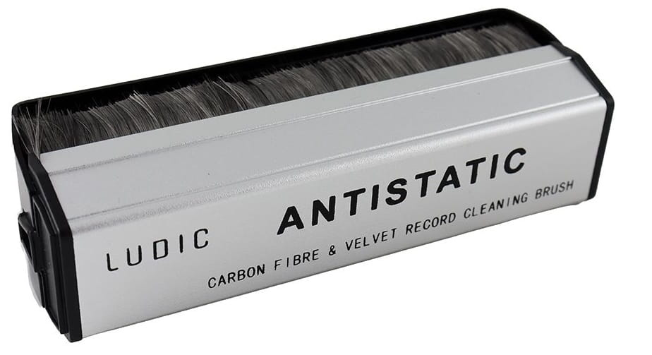 Ludic Exstatic carbon fiber & velvet cleaning brush